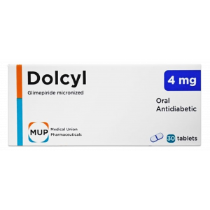 DOLCYL 4 MG ( GLIMEPIRIDE ) 30 TABLETS